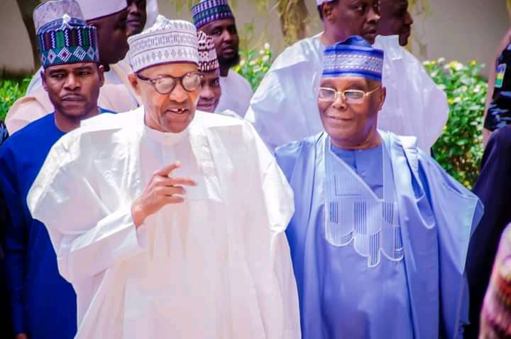 Atiku ya ziyarci tsohon shugaban kasa Buhari a Daura