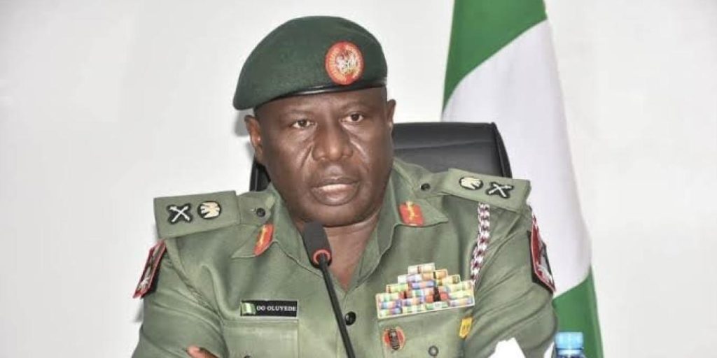 Manjo Janar Olufemi Olatubosun Oluyede (Acting COAS)