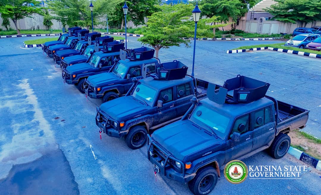 Labaran Hoto: Katsina ta sayo manyan motocin yaki na zamani