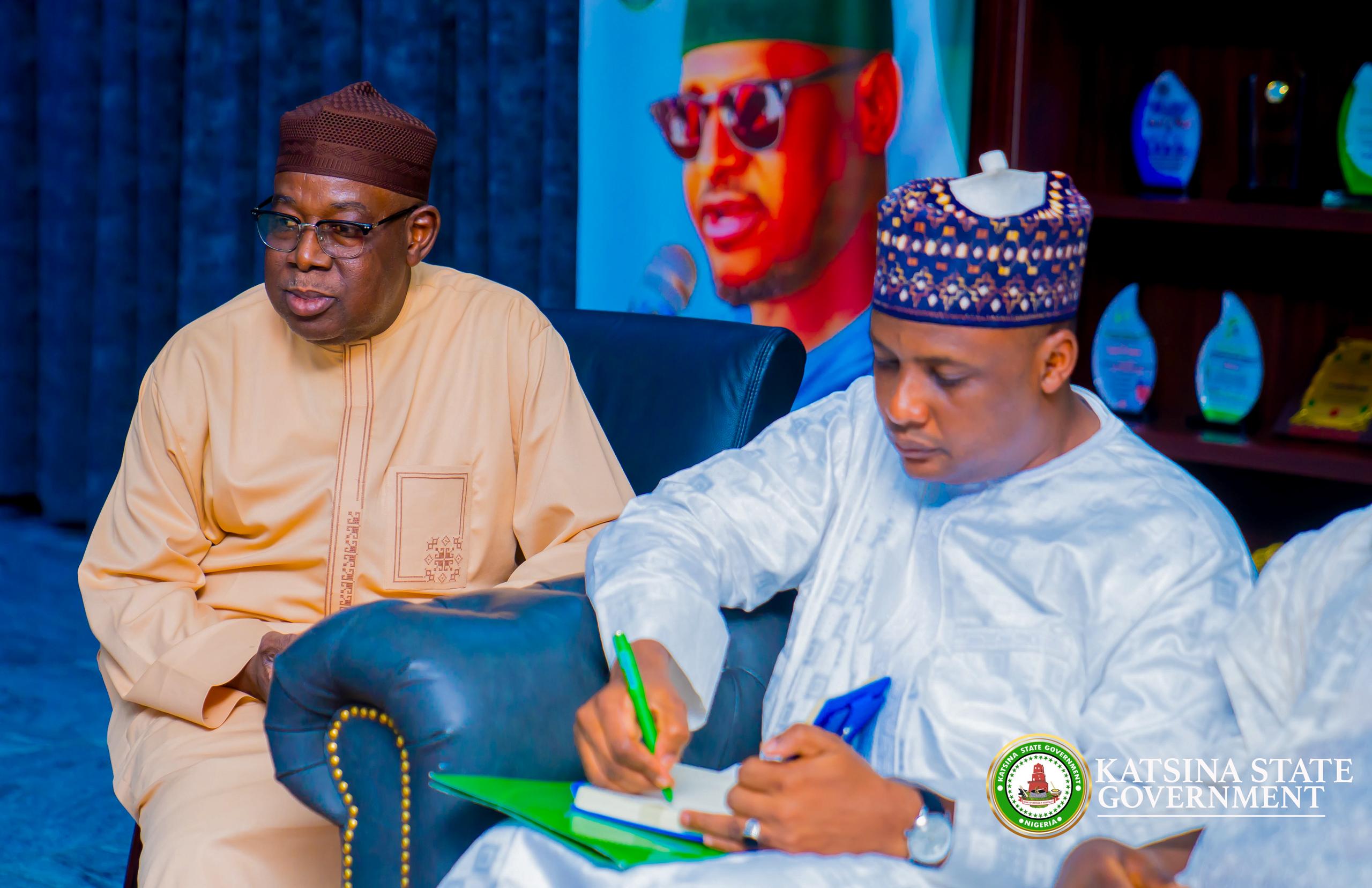 LABARAN HOTO: Shugabannin APC na Katsina sun ziyarci Gwamna Radda