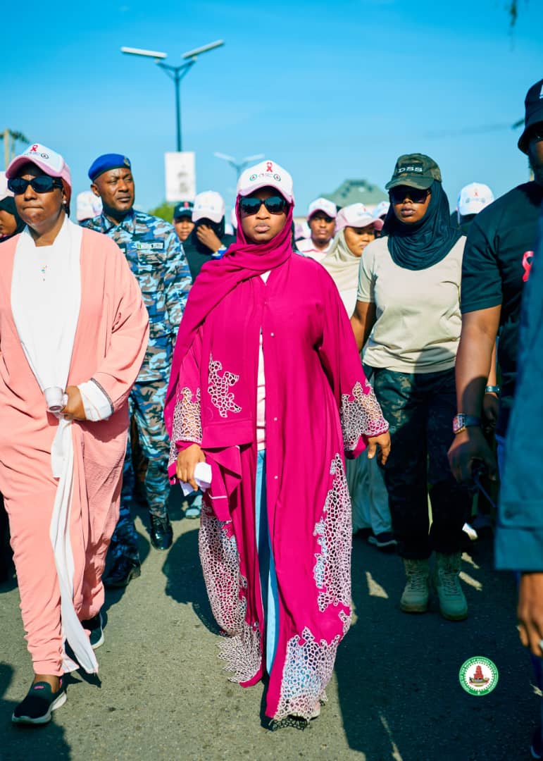 Matar Gwamnan Katsina Ta Jagoranci Tawagar Wayar da Kan Jama’a Kan Ciwon Nono ta Duniya ta 2025