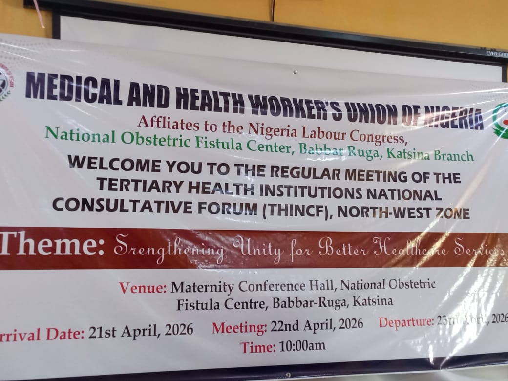 Taron Kungiyar Ma’aikatan Lafiya da Lafiya ta Najeriya a Yankin Arewa maso Yamma a Katsina