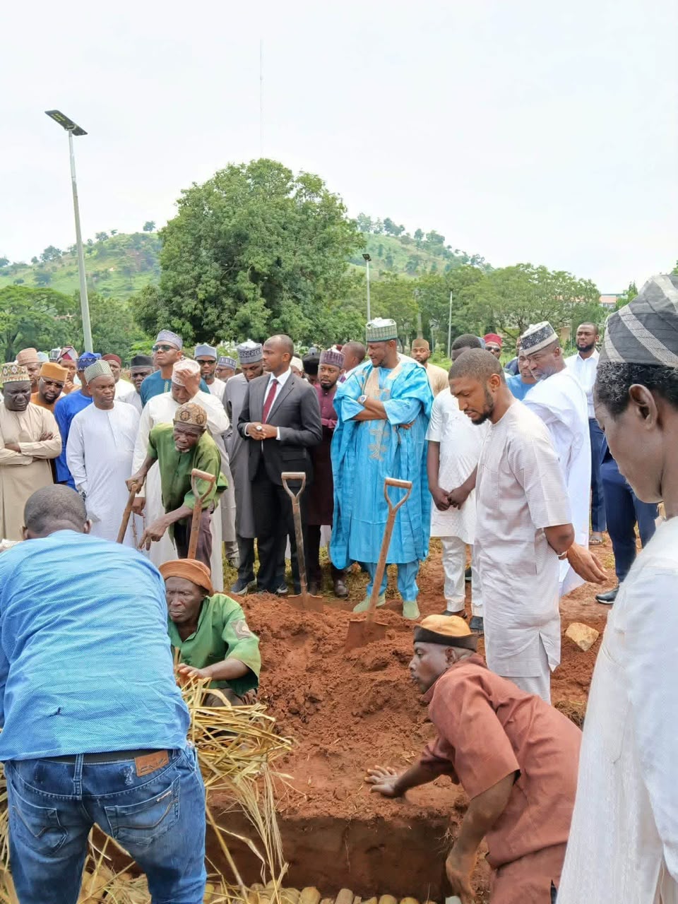 Labaran Hotuna: Gwamna Radda da Masari Sun Halarci Jana’izar Shamsudeen a Abuja