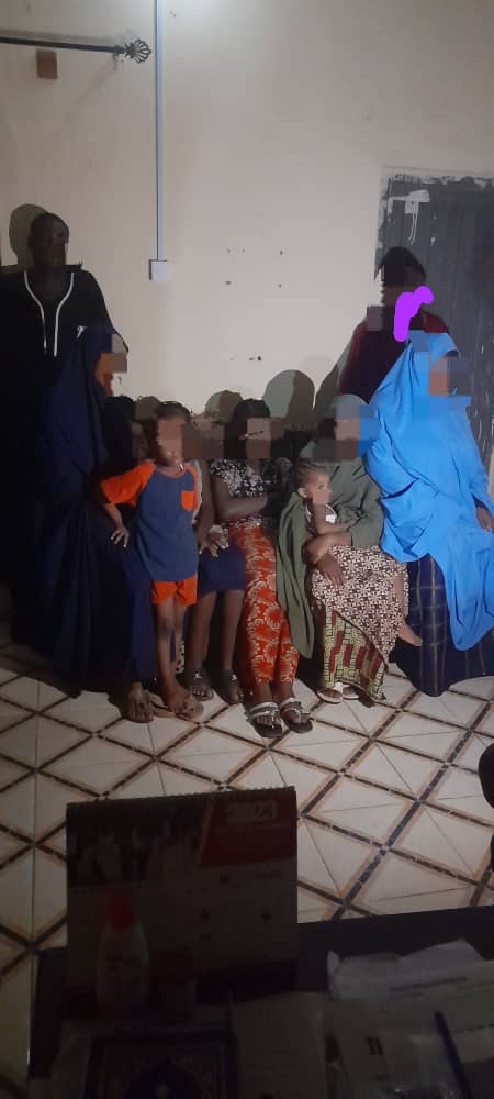 Some of the rescued kidnapped victims, according to the police.