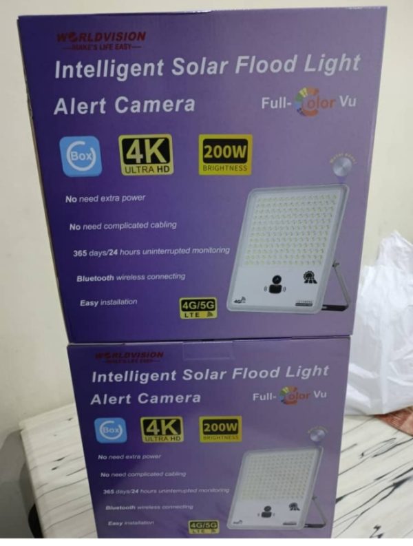 Intelligent Solar Flood Light Camera 4G/5G