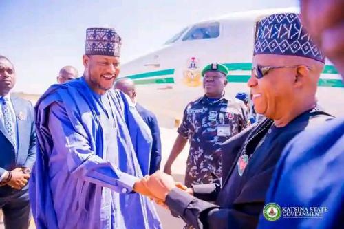 Photonews: VP Shettima Arrives Katsina on Condolence Visit