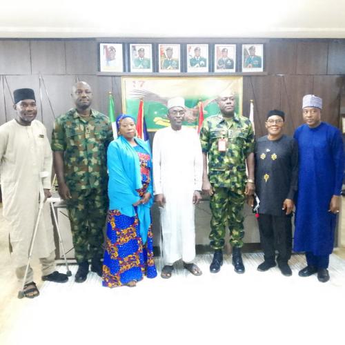 Katsina NYSC new Coordinator visits 17 Brigade Nigerian Army, Katsina State