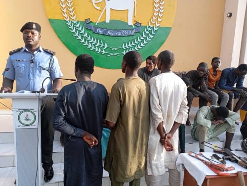 Katsina police parade arrested suspects, display recovered exhibits