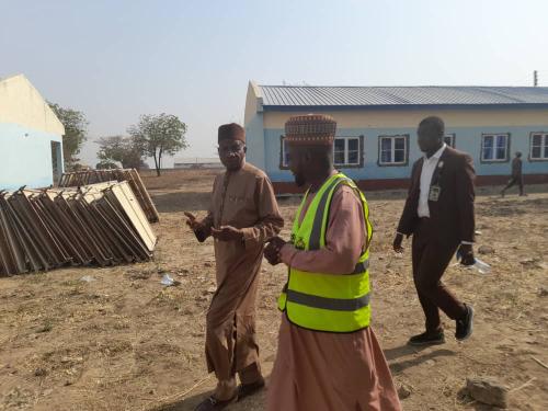 Tour of Federal University of Medical science, Funtua under construction